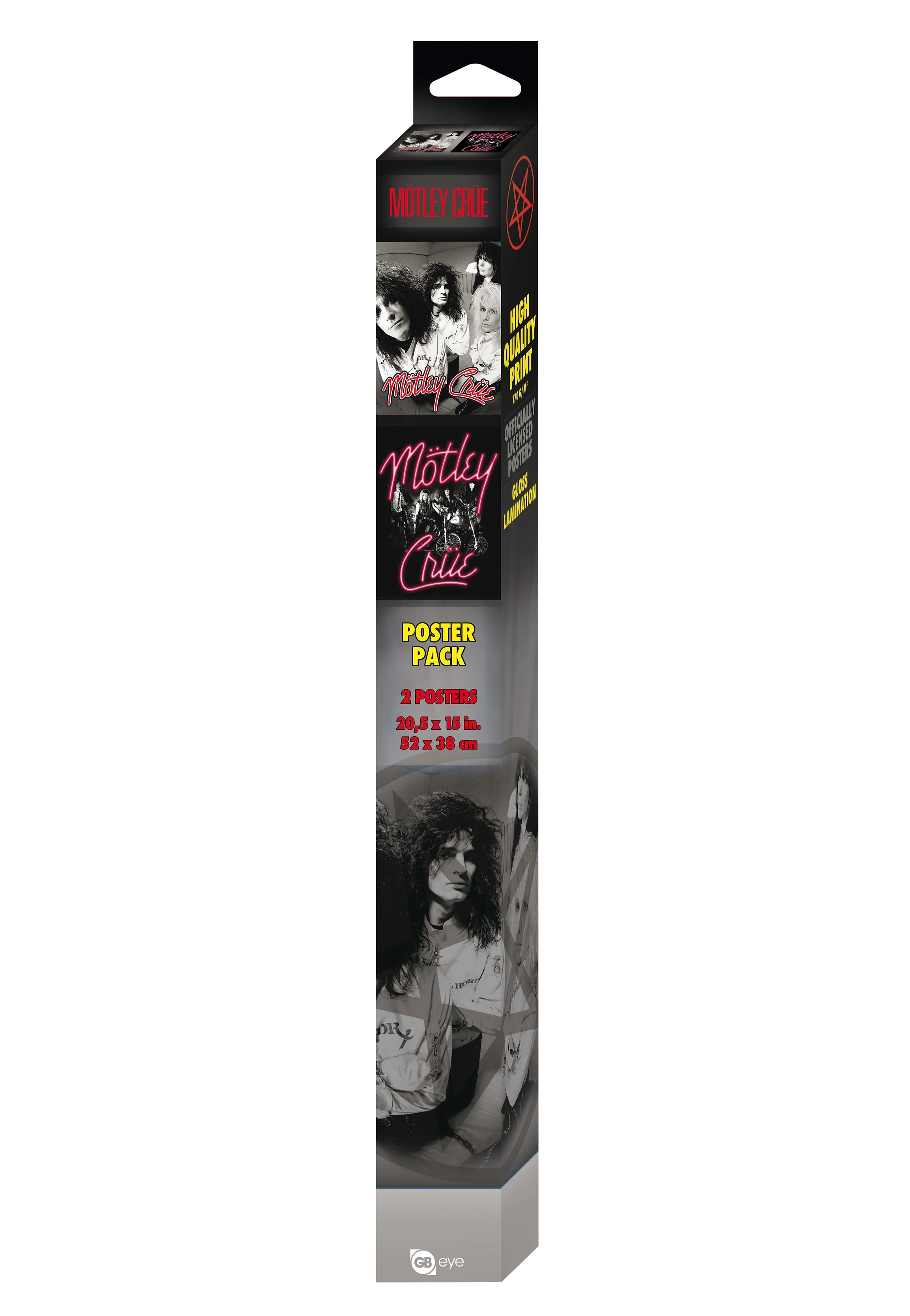 Mötley Crüe - Neon and Straightjackets Chibi Set - Poster - Image 4
